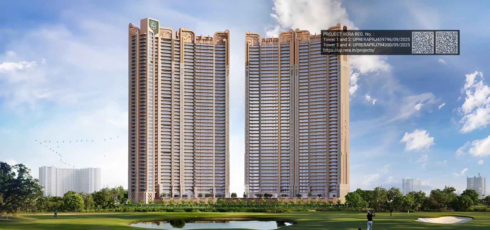 Modern interiors of L&T Green Reserve Sector 128 Noida luxury flats – Book Your Keys property